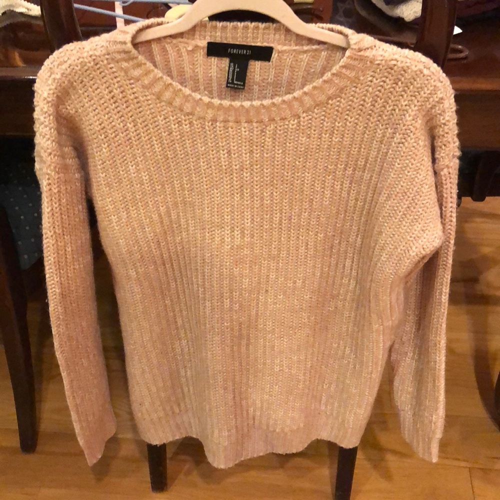 Light pink sweater worn once